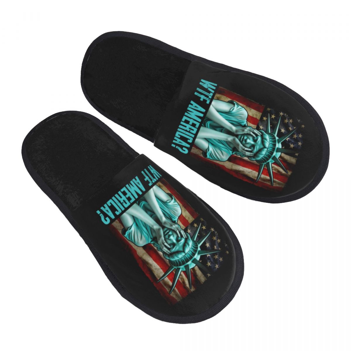Women'S Shoes Liberty - Custom WTF America Weeping Statue Of