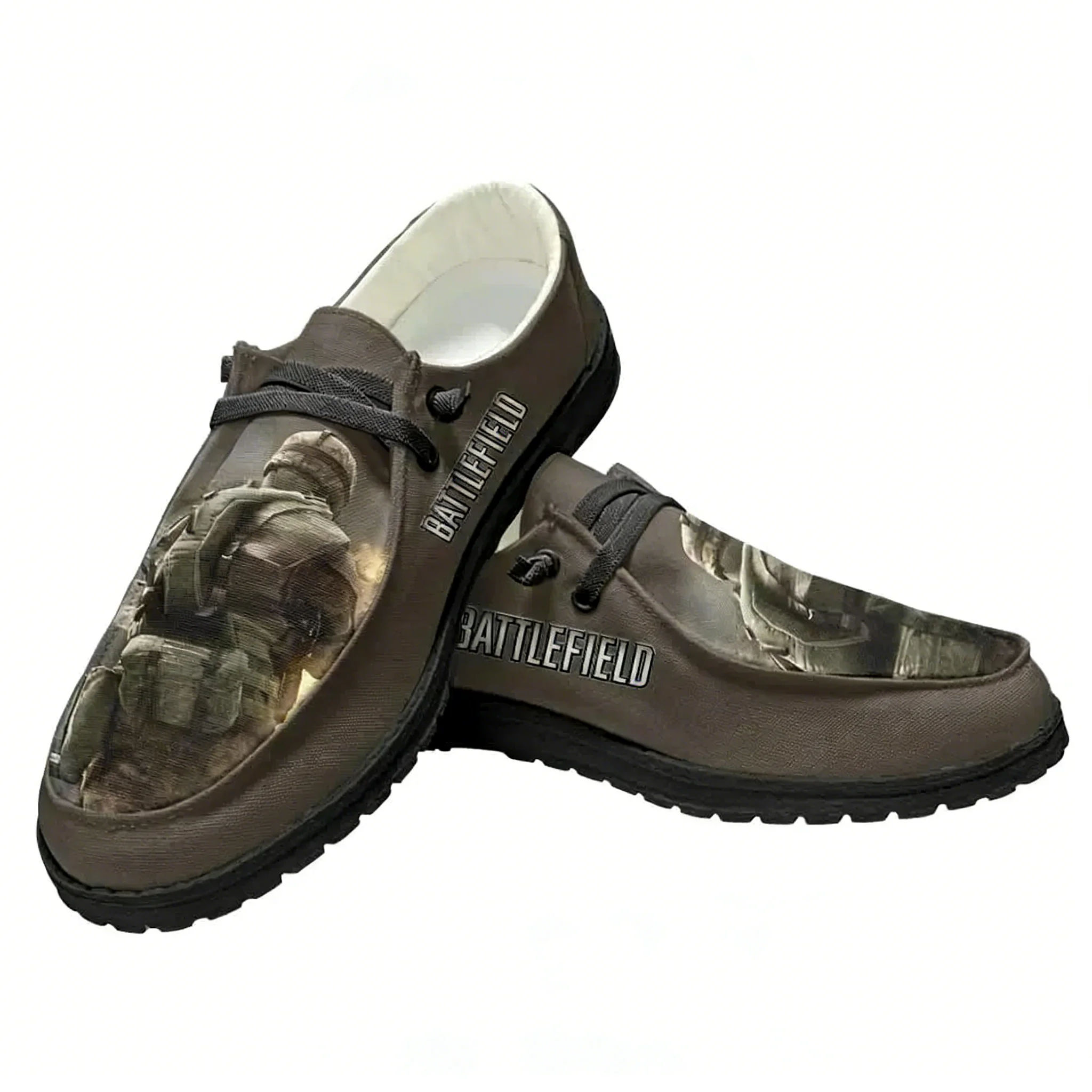 Oxford Lace Up Women - Battlefield Casual Shoes Flat Shoe Men