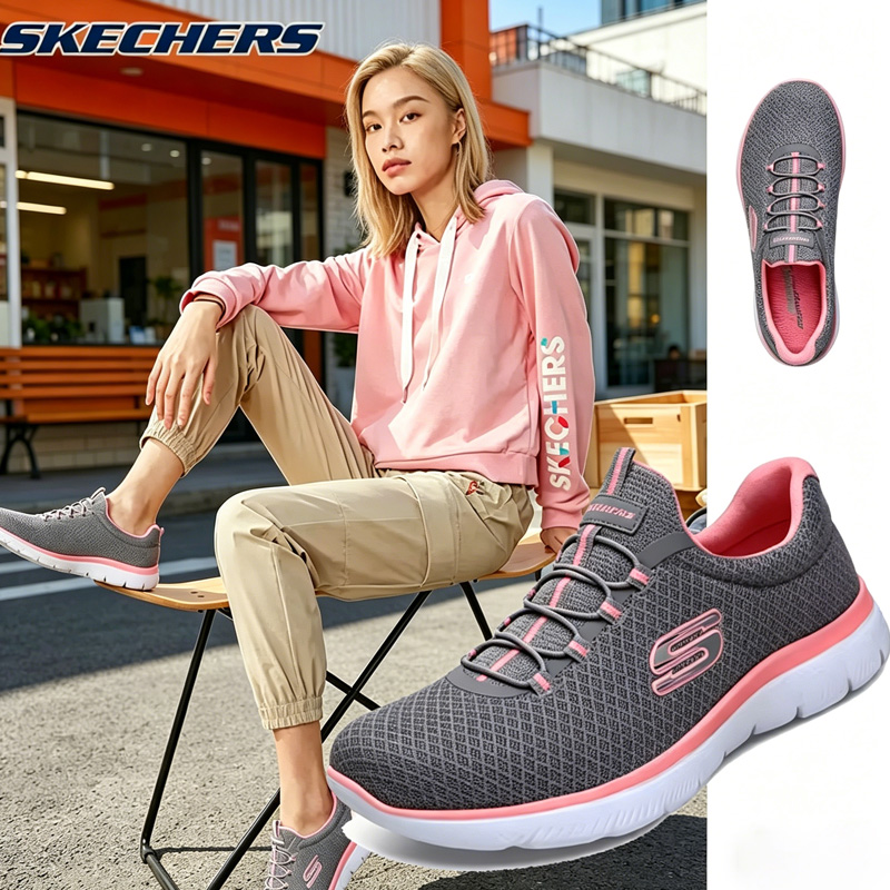 Women Shoes Hong Kong - Skechers Women's Spring Shoes, Breathable Mesh
