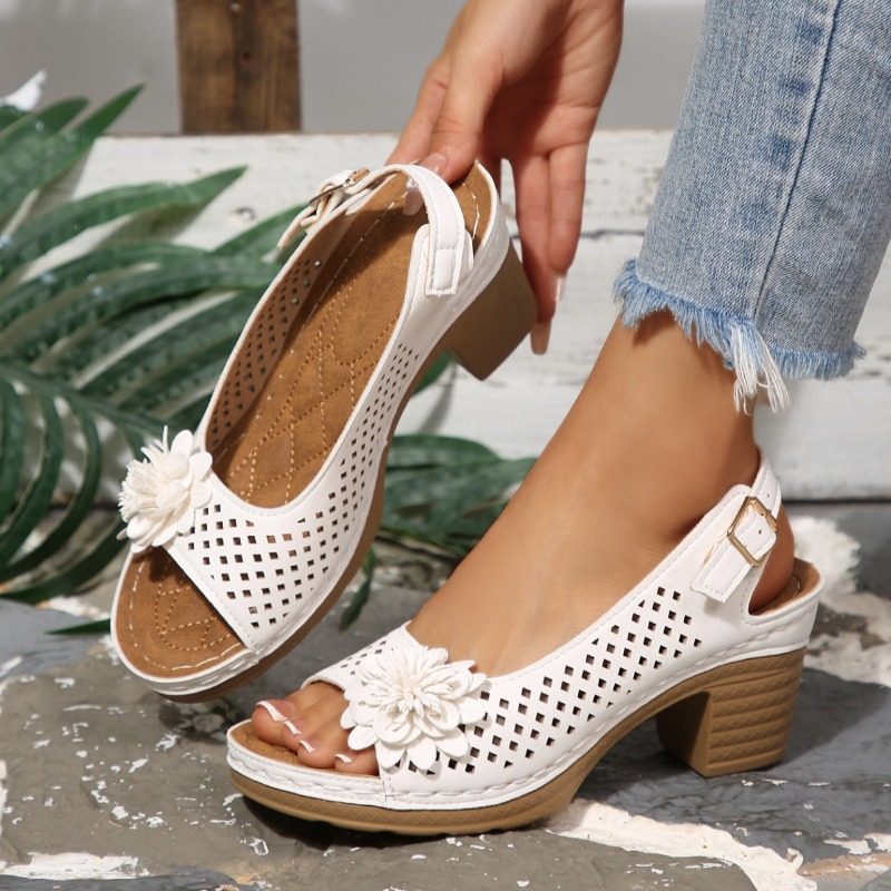 Women Chunky Heel Sandals Summ - Women Shoes Model review and price