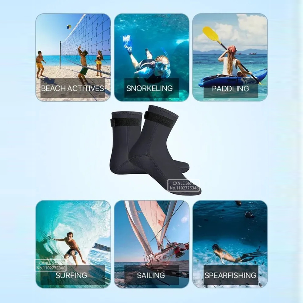 5mm Neoprene Diving Socks Wets - Women'S Shoes For Neuropathy review and price