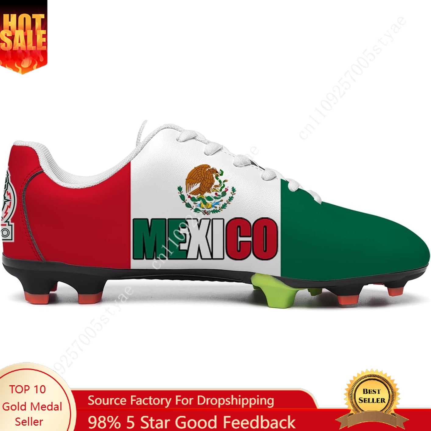 Mexico Flag Mexican Soccer Sho - Oxford Lace Up Women review and price