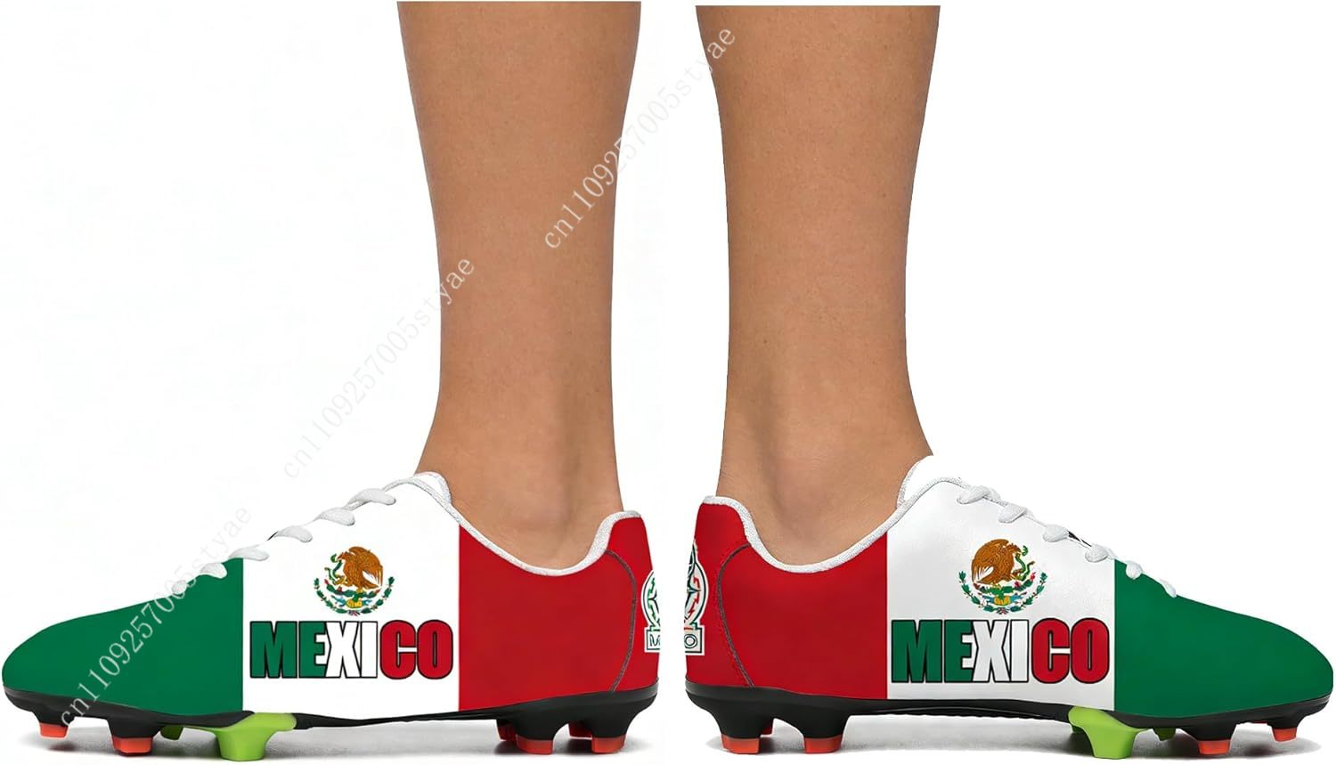 Mexico Flag Mexican Soccer Sho - Oxford Lace Up Women review and price