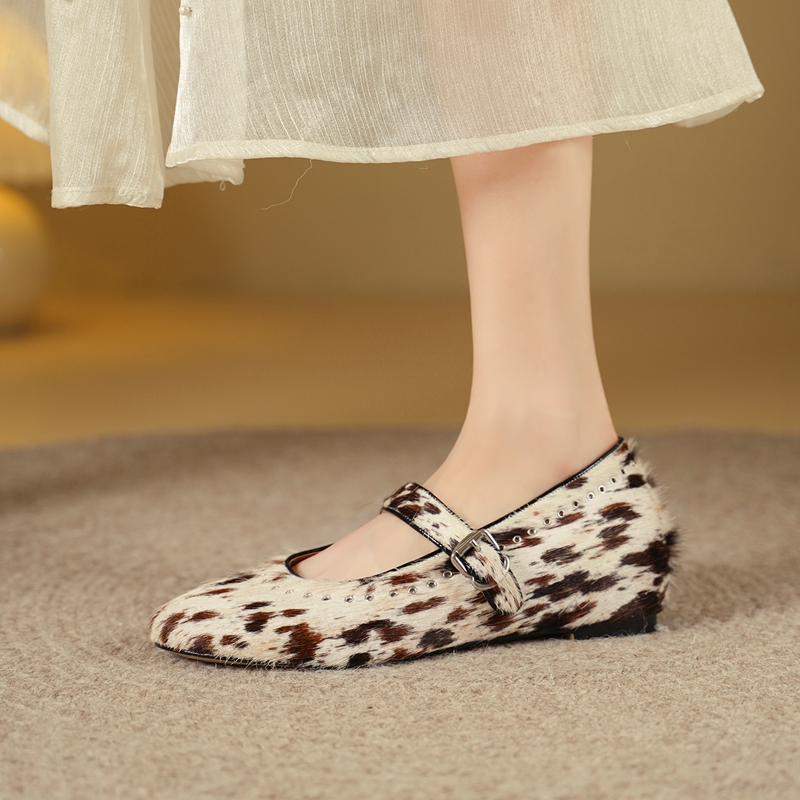 Hot Sale Leopard Horsehair Aut - Women Shoes Mk review and price