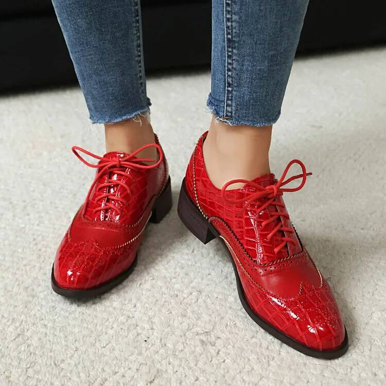 Lace Up Low Heels Women's Sing - Oxford Lace Up Women review and price