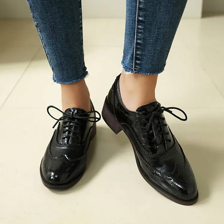 Lace Up Low Heels Women's Sing - Oxford Lace Up Women review and price