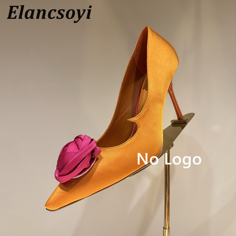 Rose Flower Decor High Heel Wo - Women Shoes Logo review and price