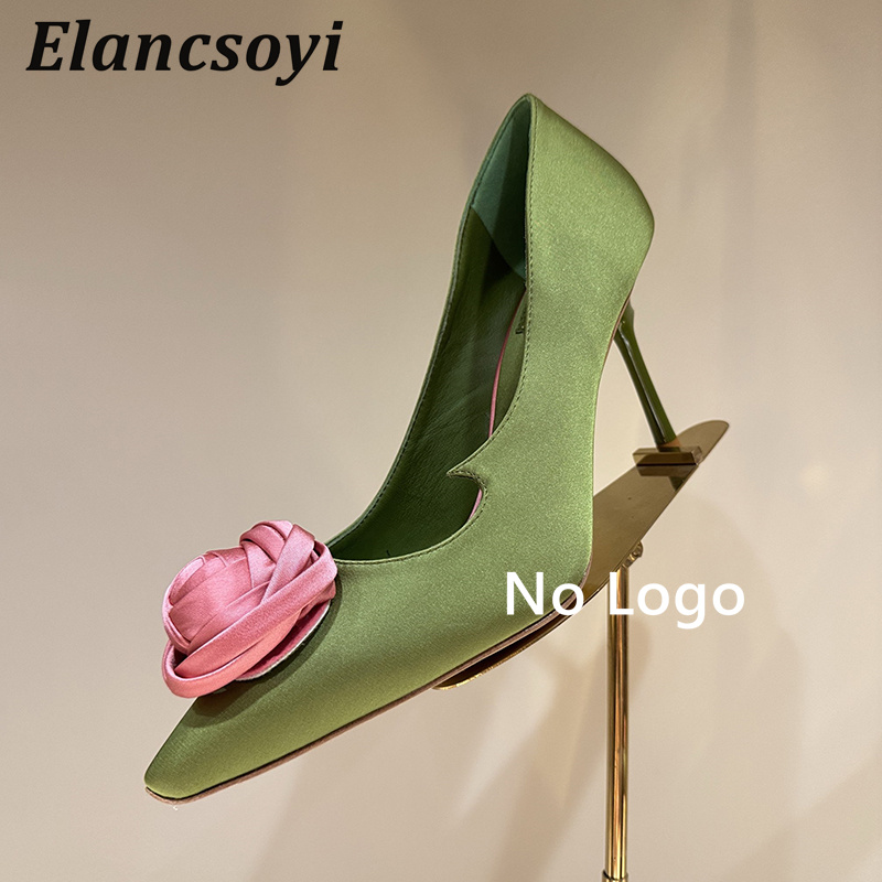 Rose Flower Decor High Heel Wo - Women Shoes Logo review and price