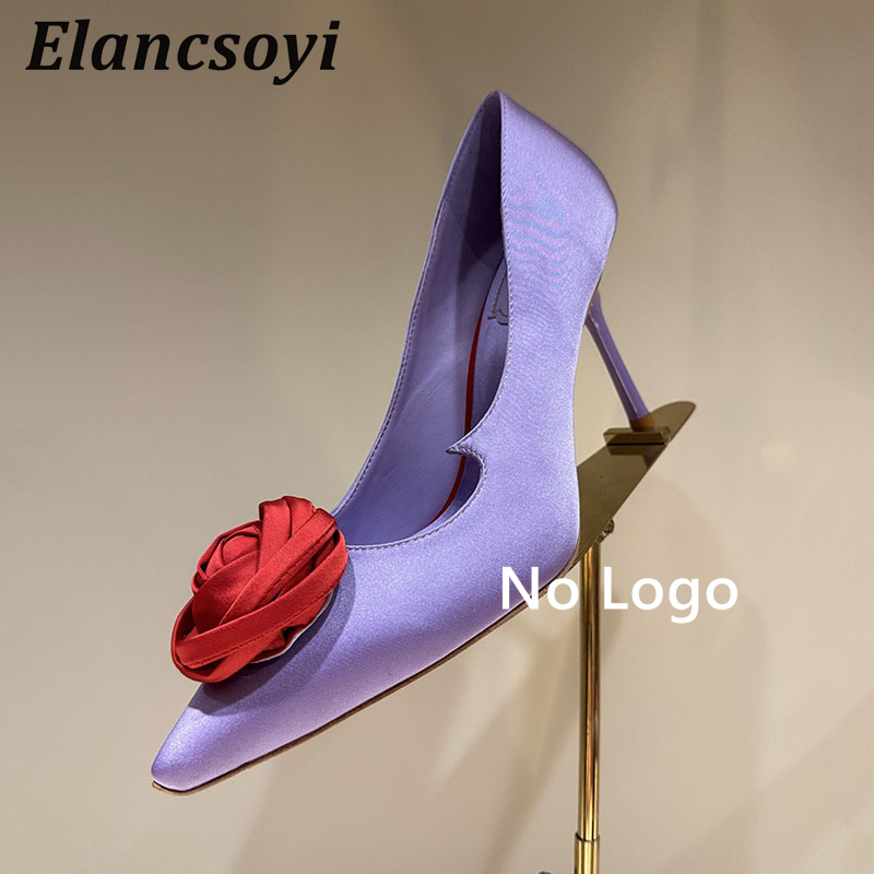 Rose Flower Decor High Heel Wo - Women Shoes Logo review and price