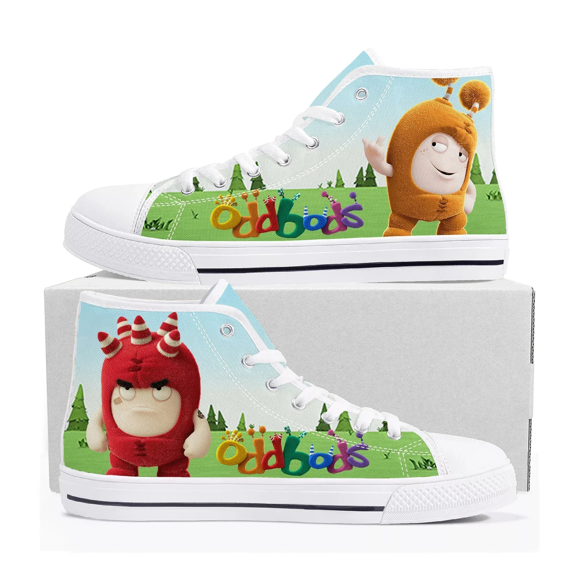 Oddbods High Top Sneakers Mens - Women Shoes Singapore review and price