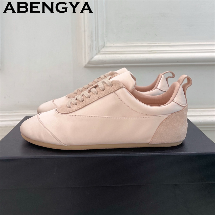 Pink Satin Round Toe Lace Up C - Oxford Lace Up Women review and price