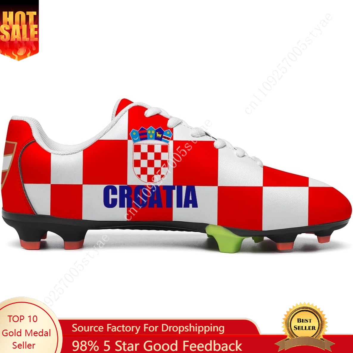Croatia Flag Croatian Football - Oxford Lace Up Women review and price