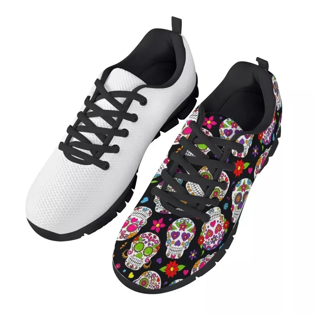 Custom Shoes Black Sole Flat S - Women Shoes Logo review and price