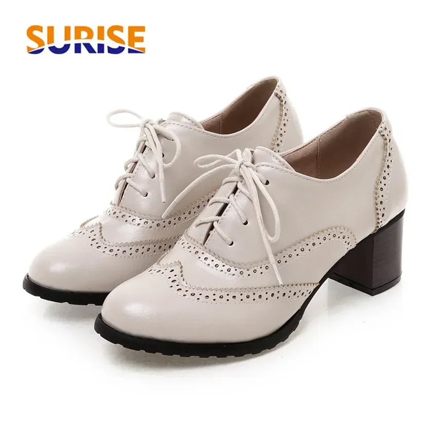 British Women Oxfords High Blo - Oxford Lace Up Women review and price