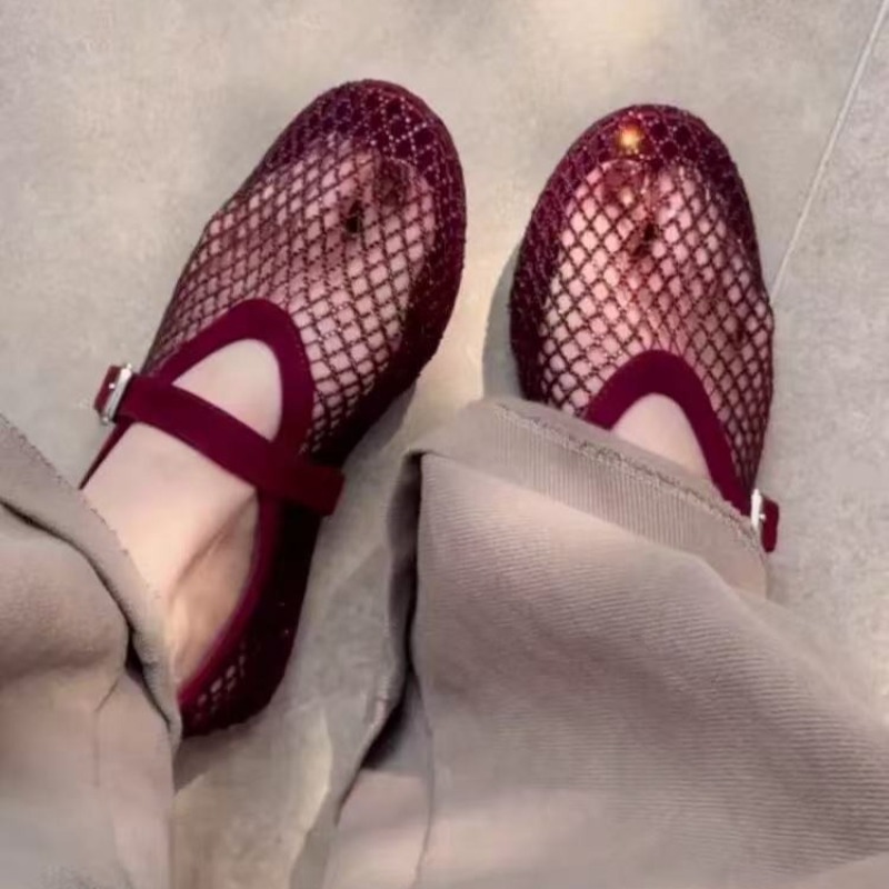 Hollow Rhinestone Baotou Sanda - Women Shoes Model review and price