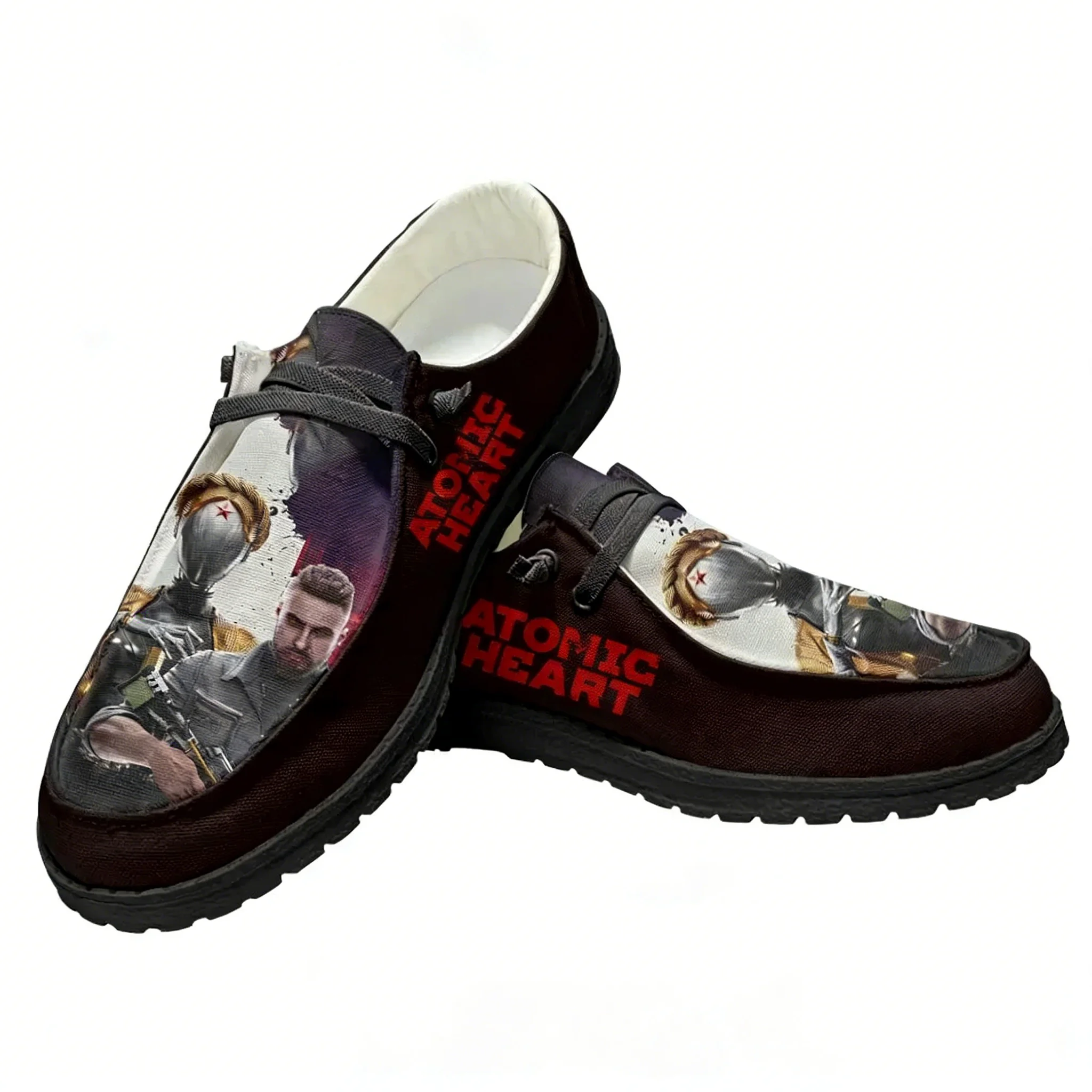 Atomic Heart Casual Shoes Flat - Oxford Lace Up Women review and price