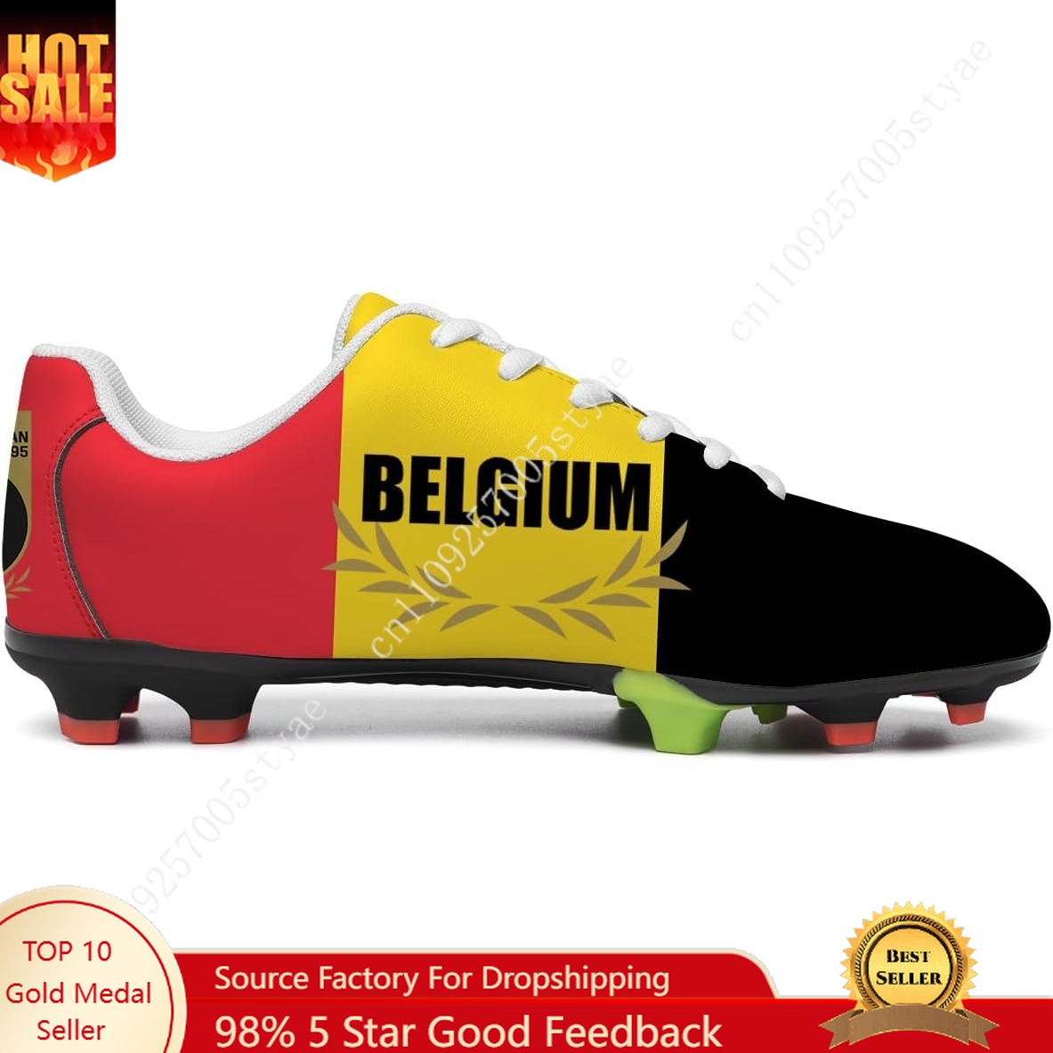 Belgium Flag Soccer Shoes Men  - Oxford Lace Up Women review and price