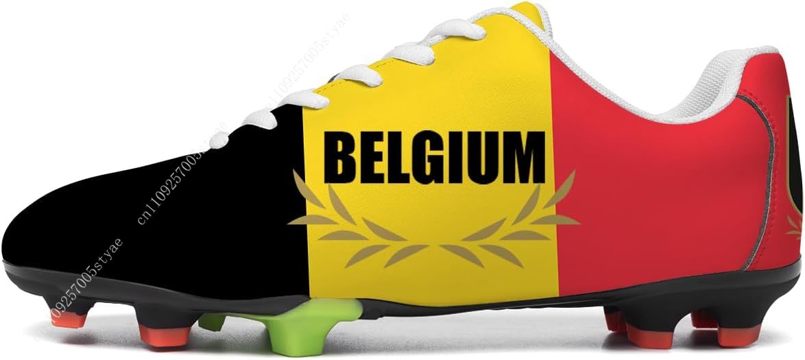 Belgium Flag Soccer Shoes Men  - Oxford Lace Up Women review and price