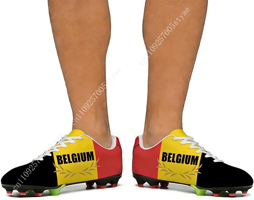 Belgium Flag Soccer Shoes Men  - Oxford Lace Up Women review and price