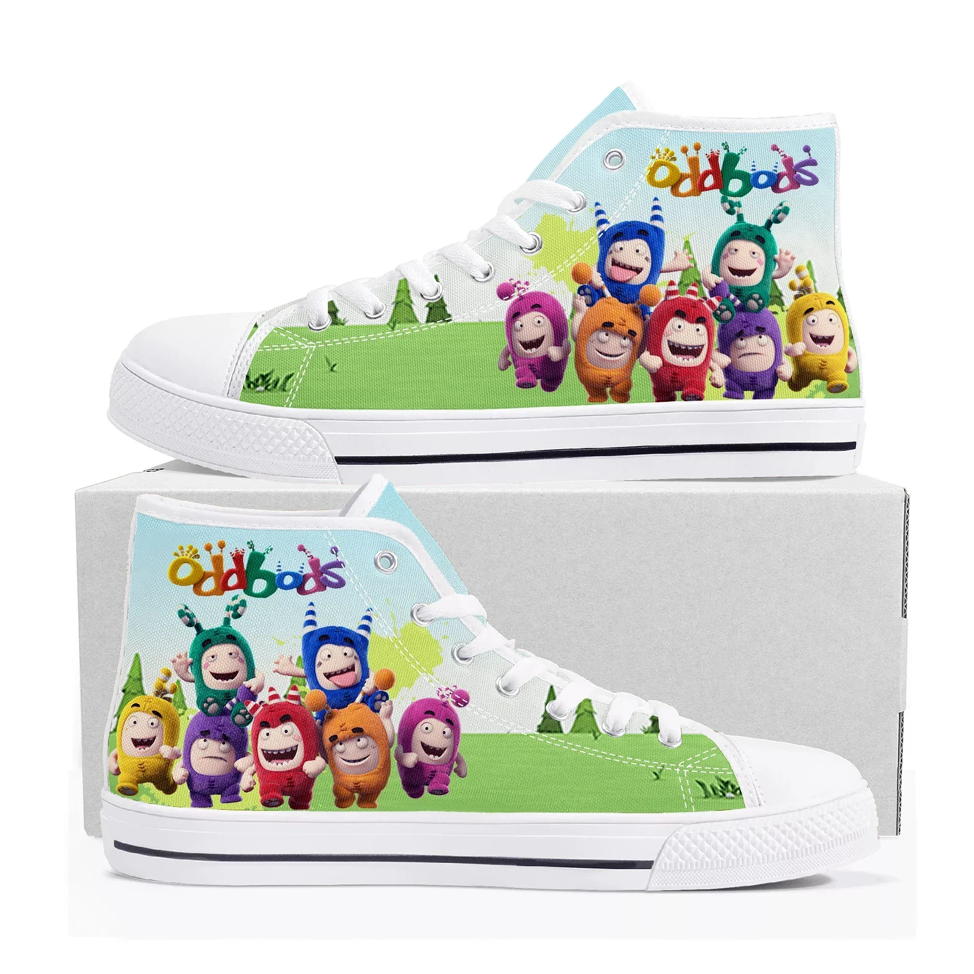 Oddbods High Top Sneakers Mens - Women Shoes Singapore review and price