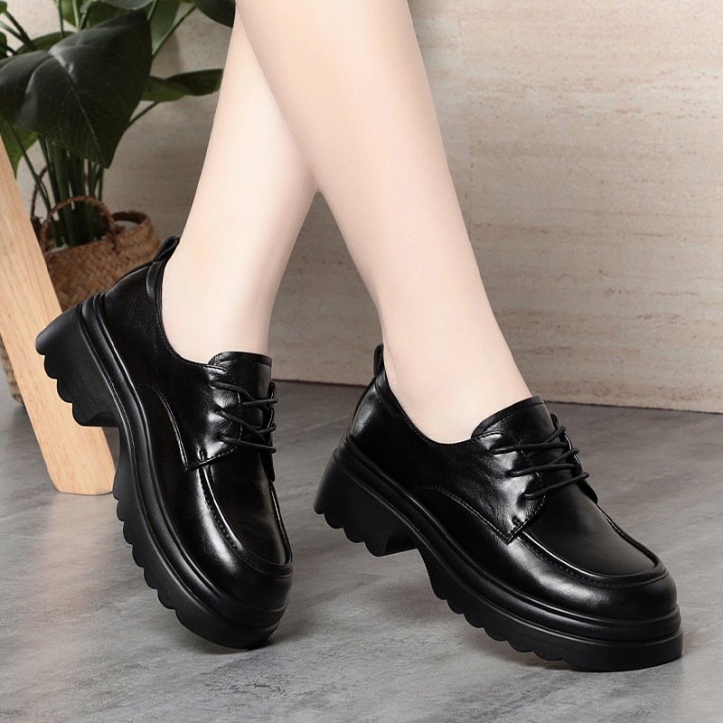 5cm Vintage Deep Mouth Soft Le - Oxford Lace Up Women review and price