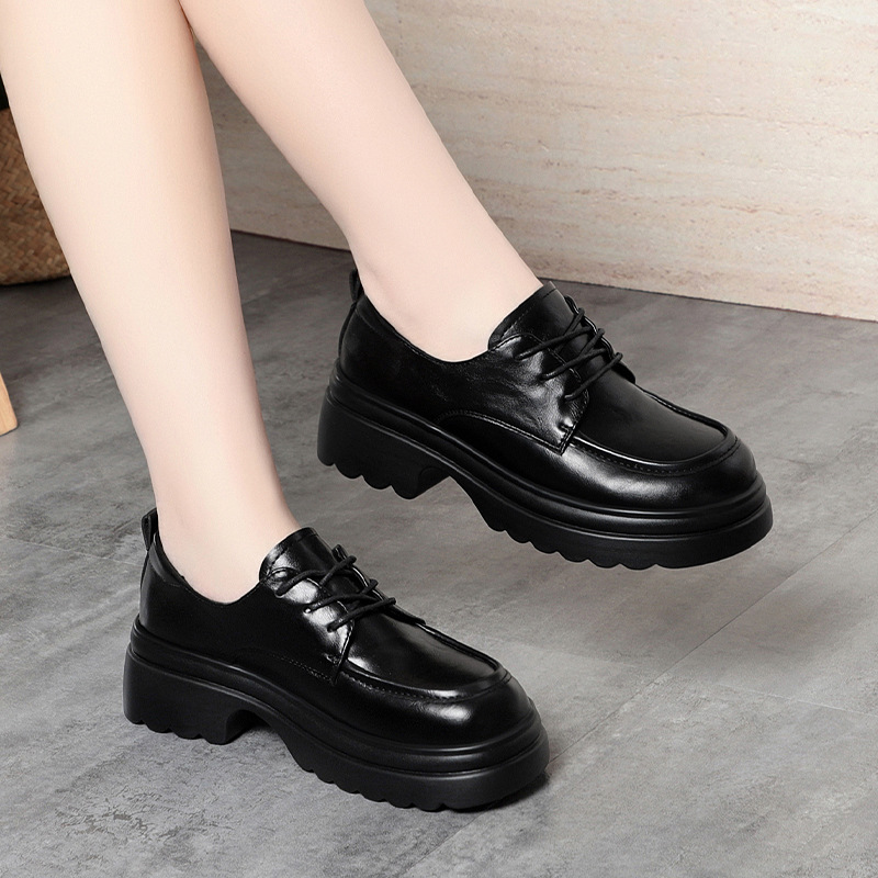 5cm Vintage Deep Mouth Soft Le - Oxford Lace Up Women review and price